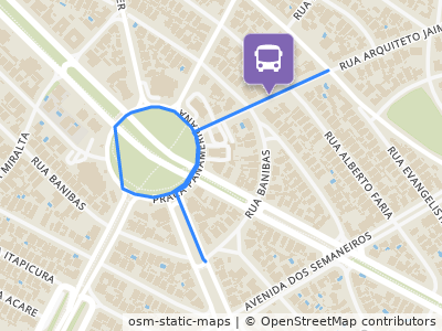 Mapa da parada