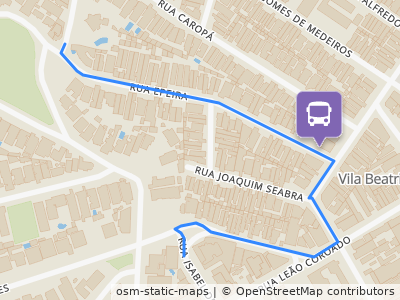 Mapa da parada