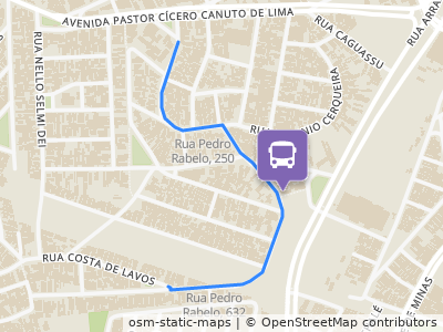 Mapa da parada
