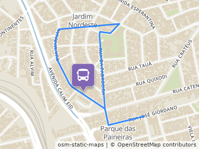 Mapa da parada