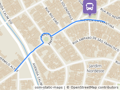 Mapa da parada