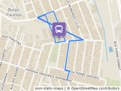 Mapa da parada