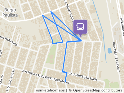 Mapa da parada