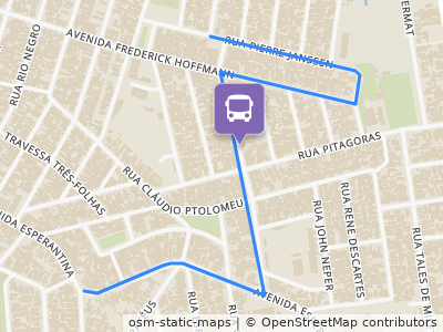 Mapa da parada