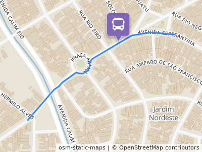 Mapa da parada
