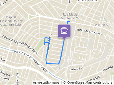 Mapa da parada