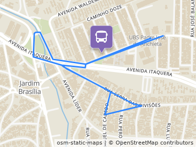Mapa da parada