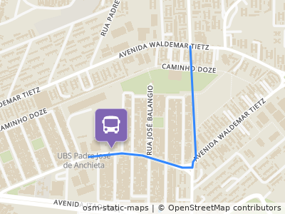 Mapa da parada