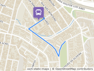 Mapa da parada