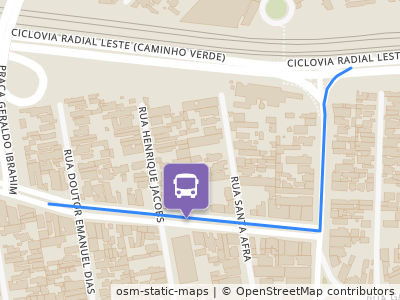 Mapa da parada