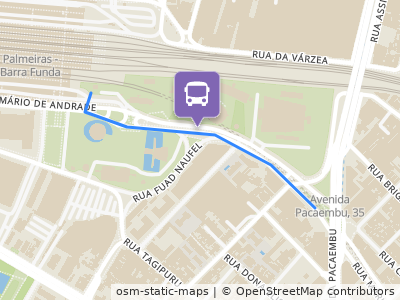 Mapa da parada
