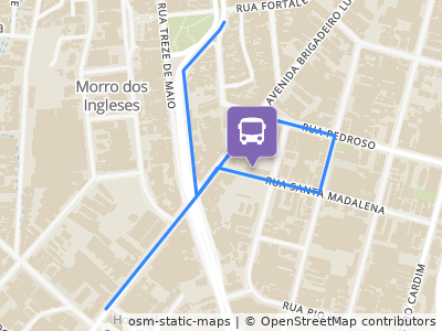 Mapa da parada