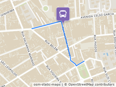 Mapa da parada