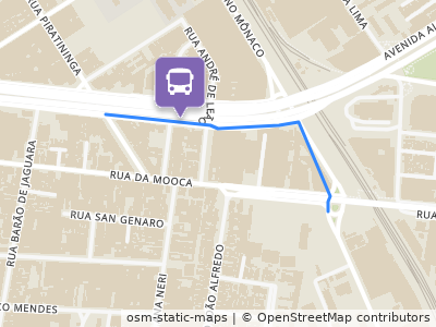 Mapa da parada