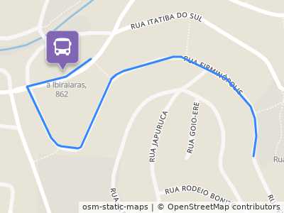 Mapa da parada