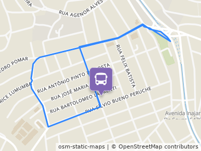 Mapa da parada