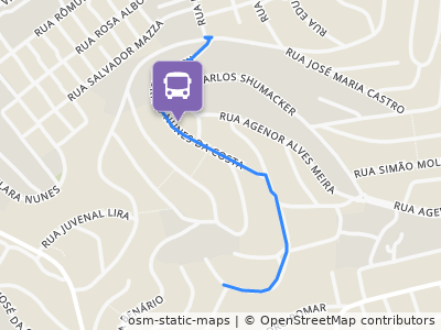 Mapa da parada