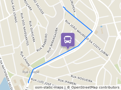 Mapa da parada