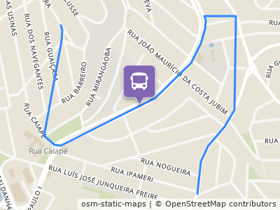 Mapa da parada