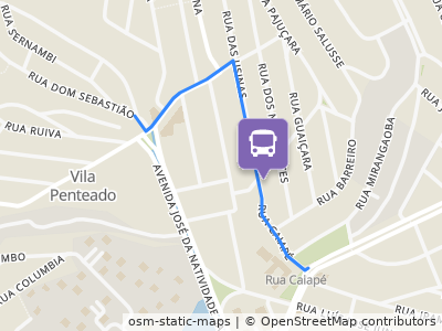 Mapa da parada