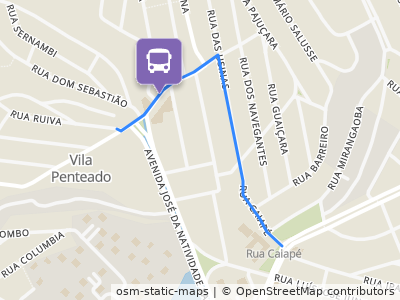 Mapa da parada