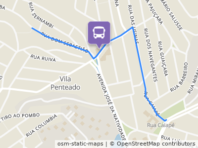 Mapa da parada