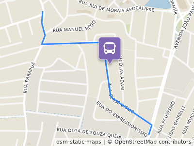 Mapa da parada
