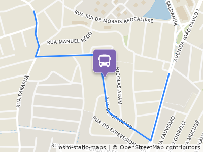 Mapa da parada