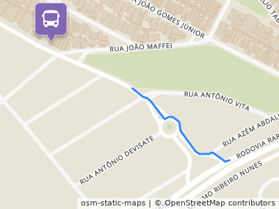Mapa da parada