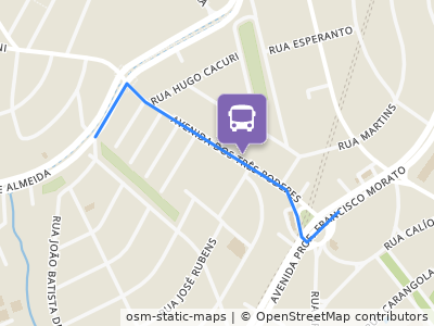 Mapa da parada