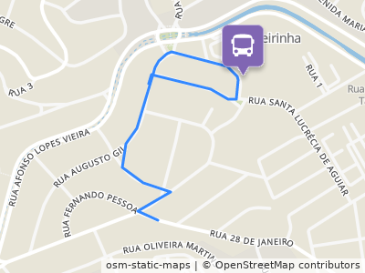 Mapa da parada