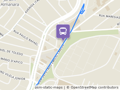 Mapa da parada