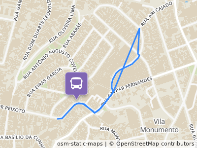 Mapa da parada