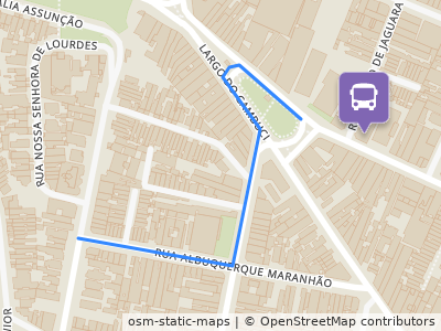 Mapa da parada