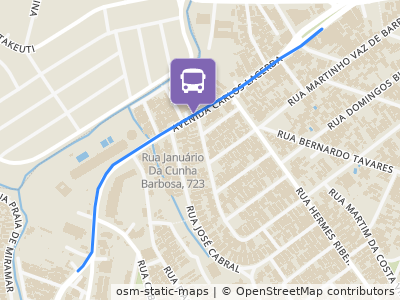 Mapa da parada