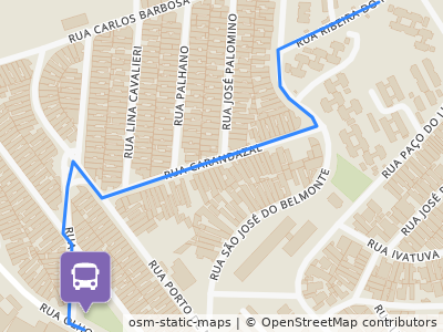 Mapa da parada