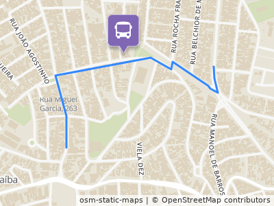 Mapa da parada
