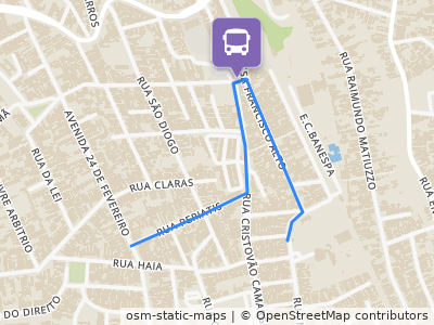 Mapa da parada
