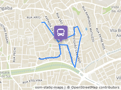 Mapa da parada