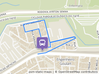 Mapa da parada