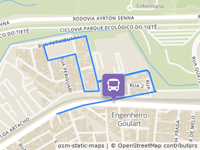 Mapa da parada