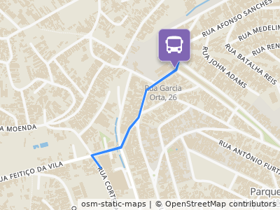 Mapa da parada