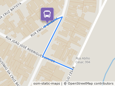 Mapa da parada