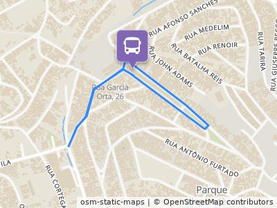 Mapa da parada