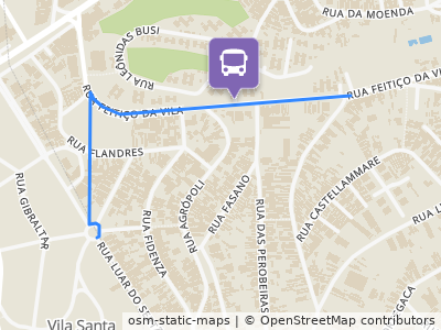 Mapa da parada