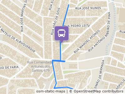 Mapa da parada