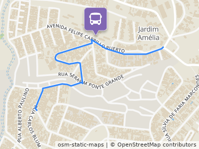 Mapa da parada