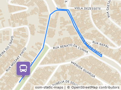 Mapa da parada