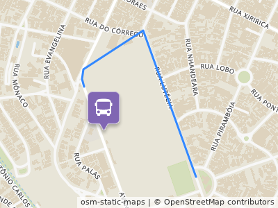 Mapa da parada