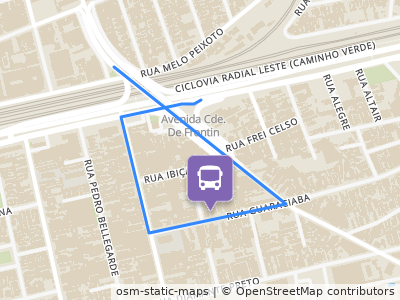 Mapa da parada